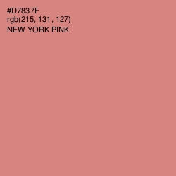 #D7837F - New York Pink Color Image